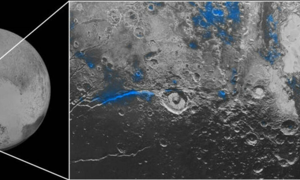 - Is på Pluto, det er helt fantastisk