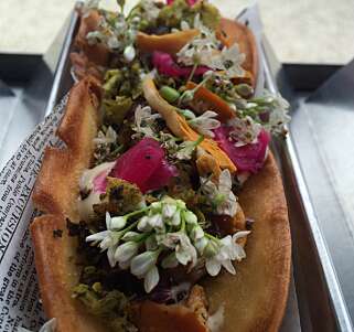 TOP DOG: Her er pølsa som var Norges bidrag i Hot Dog-VM