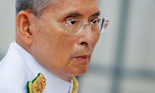 Thailands konge er død