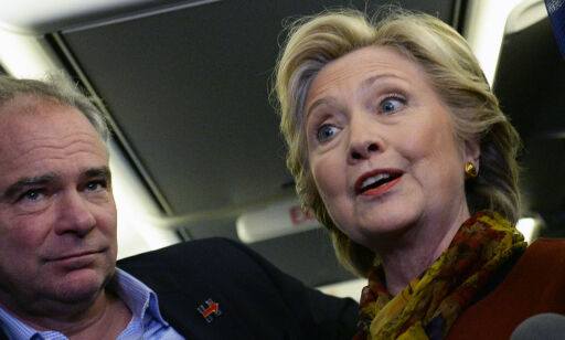 Hillary Clinton sier hun er ferdig med Trump