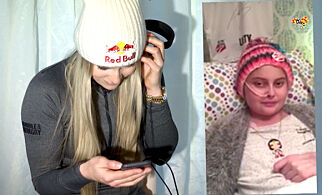 Lindsey Vonn rørt av hilsenen fra kreftsyke Hedda (14): - Hun er en inspirasjon