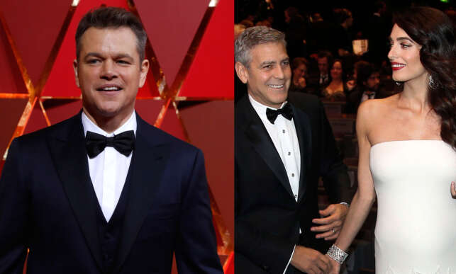 Matt Damon om Clooney i papparollen: - Kommer til å være et vrak