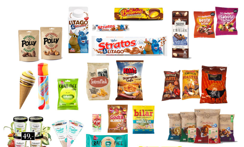 Her er godteri- og snacksnyhetene du kan glede deg til