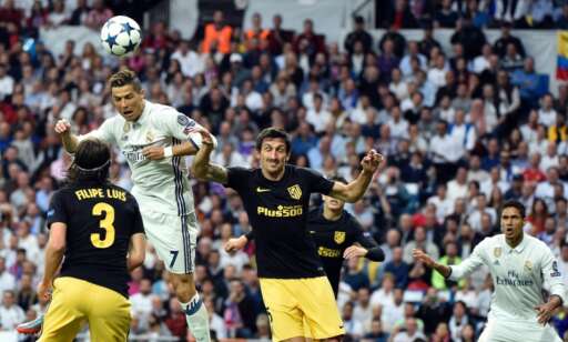 Ronaldo herjer med byrivalen. Scoret hat trick
