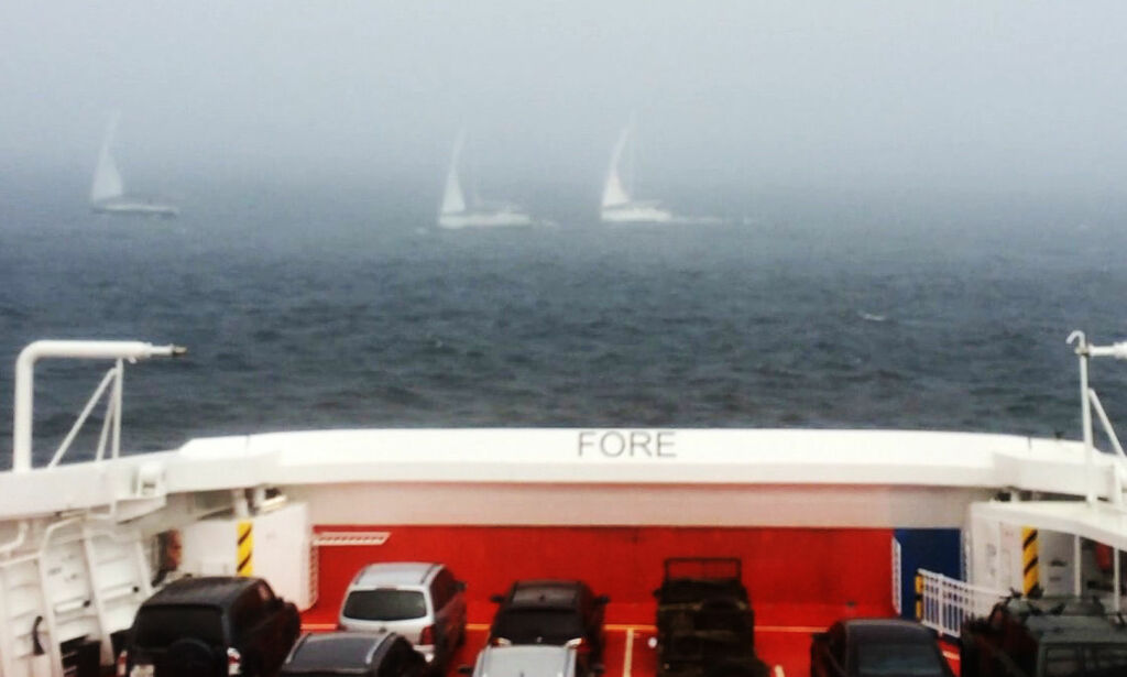 Ferge-kapteinen måtte slå full revers midt i Oslofjorden: - De leker med livet