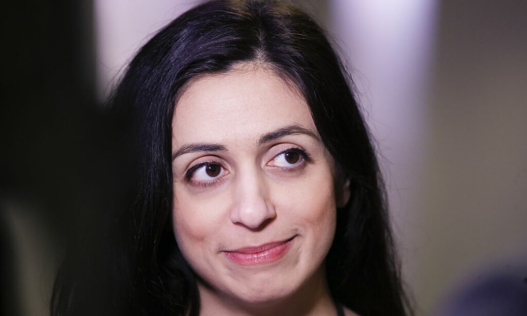 Oslo 20170207.
Hadia Tajik på landsstyremøtet til Arbeiderpartiet i Folkets Hus i Oslo.
Foto: Terje Pedersen / NTB scanpix