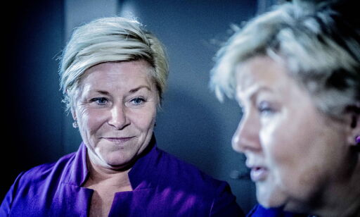 Oslo, 20172109: Knut Arild Hareide, trine skeid grande, erna solberg og siv jensen Foto: Thomas Rasmus Skaug / Dagbladet