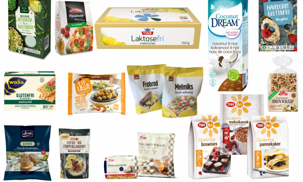 Fri for og uten: Fjorårets nyheter uten kjøtt, gluten eller laktose