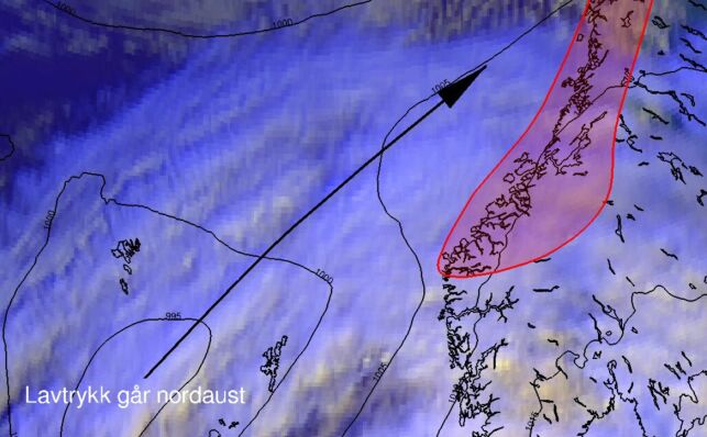 Meteorologisk institutt varsler full storm flere steder