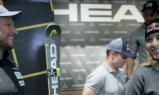 Aksel Lund Svindal fikk fram smilet hos Lindsey Vonn: - Litt humor må vi ha