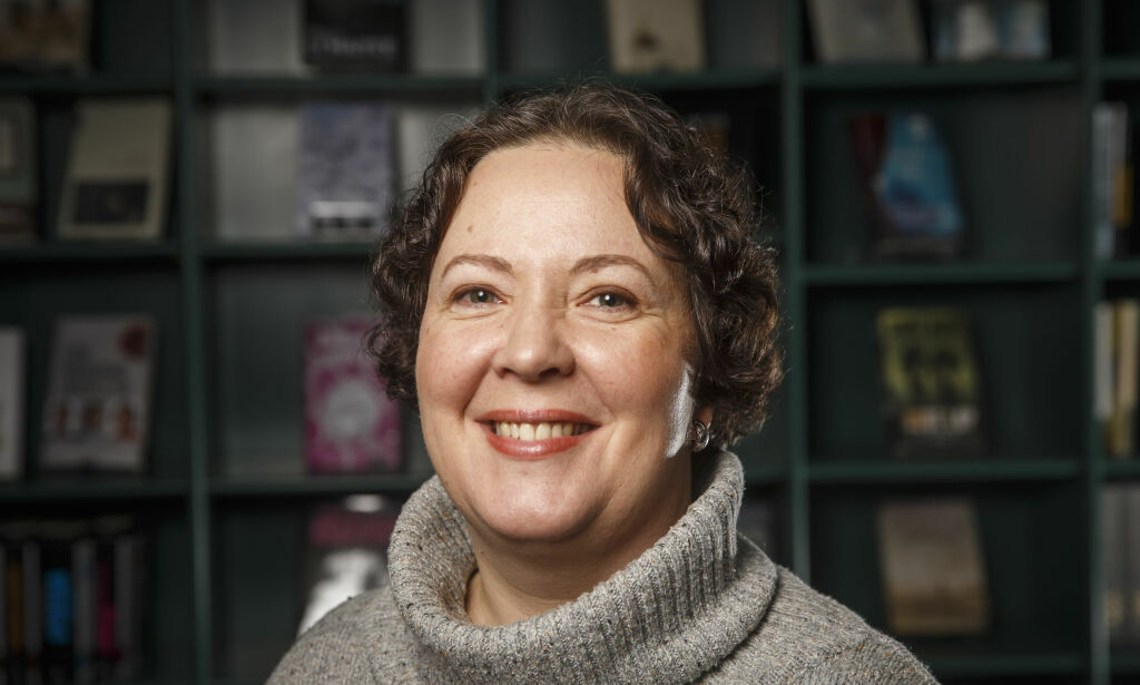 OSLO 20160112.
Forfatter Gudrun Skretting har skrevet boken "Anton og andre uhell" som ble presentert på Aschehoug sin vårliste for 2016.
Foto: Heiko Junge / NTB scanpix