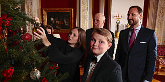 Kongefamilien med splitter nye julebilder