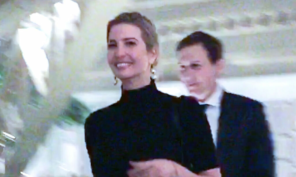 Ivanka og Jared feiret bursdag med Sean Spicer før Ernas besøk