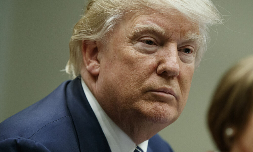President Donald Trump listens during a meeting in the Roosevelt Room of the White House in Washington, Thursday, March 9, 2017. Before most people are out of bed, Trump is watching cable news. Indeed, with Twitter app at the ready, the man who condemns the media as Äúthe enemy of the peopleÄù may be the most voracious consumer of news in modern presidential history. (AP Photo/Evan Vucci)