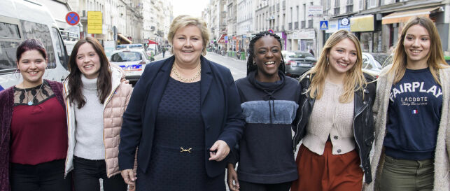 Erna møtte de franske «Skam»-jentene
