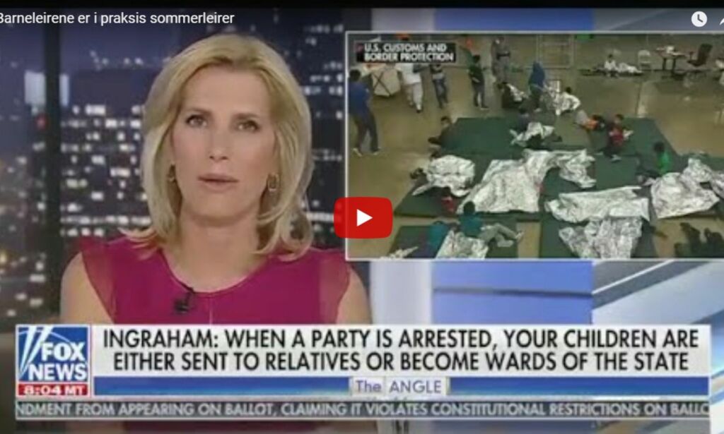 Fox News-profil kaller barnefengsel «sommerleir» på lufta