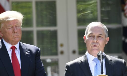 Trump: Scott Pruitt går av som USAs miljøsjef