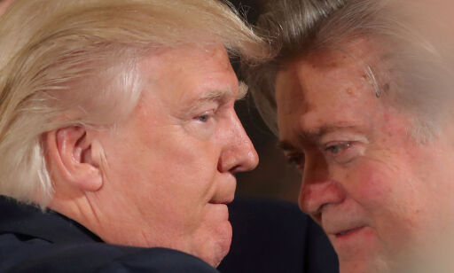 Bannon etter sitt første møte med Trump: - Han kommer aldri til å stille til valg