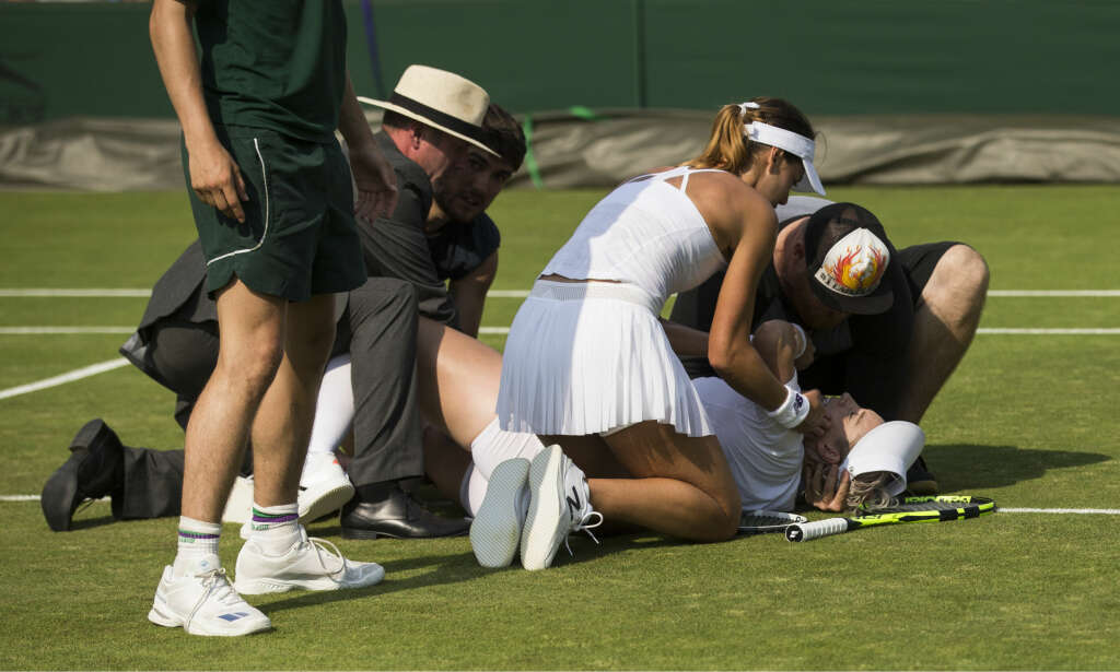 Ropene om hjelp sendte et grøss gjennom Wimbledon-publikumet: - Jeg fikk panikk